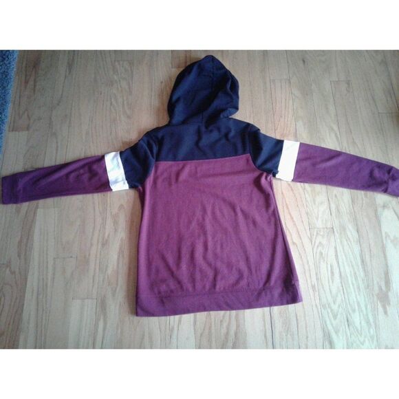 No boundries  FLEECE BURGUNDY &BLACK  HOODIE  M - Picture 6 of 6
